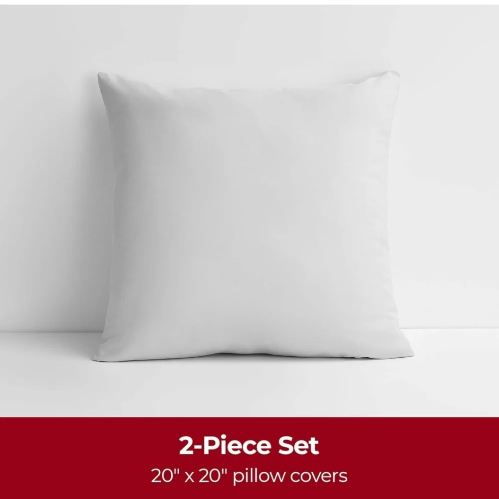 Pillows Cover 20x20 Grey 4 Pcs Set